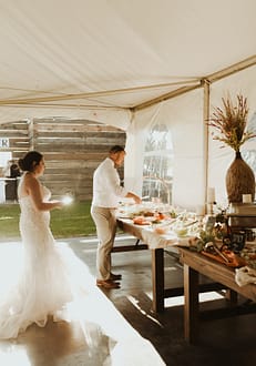 Eric + Autumn | Intimate Wedding at Brightside Vintage Farm
